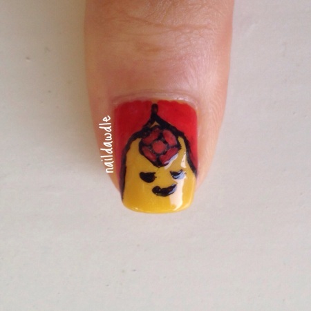 how to adventure time nail art